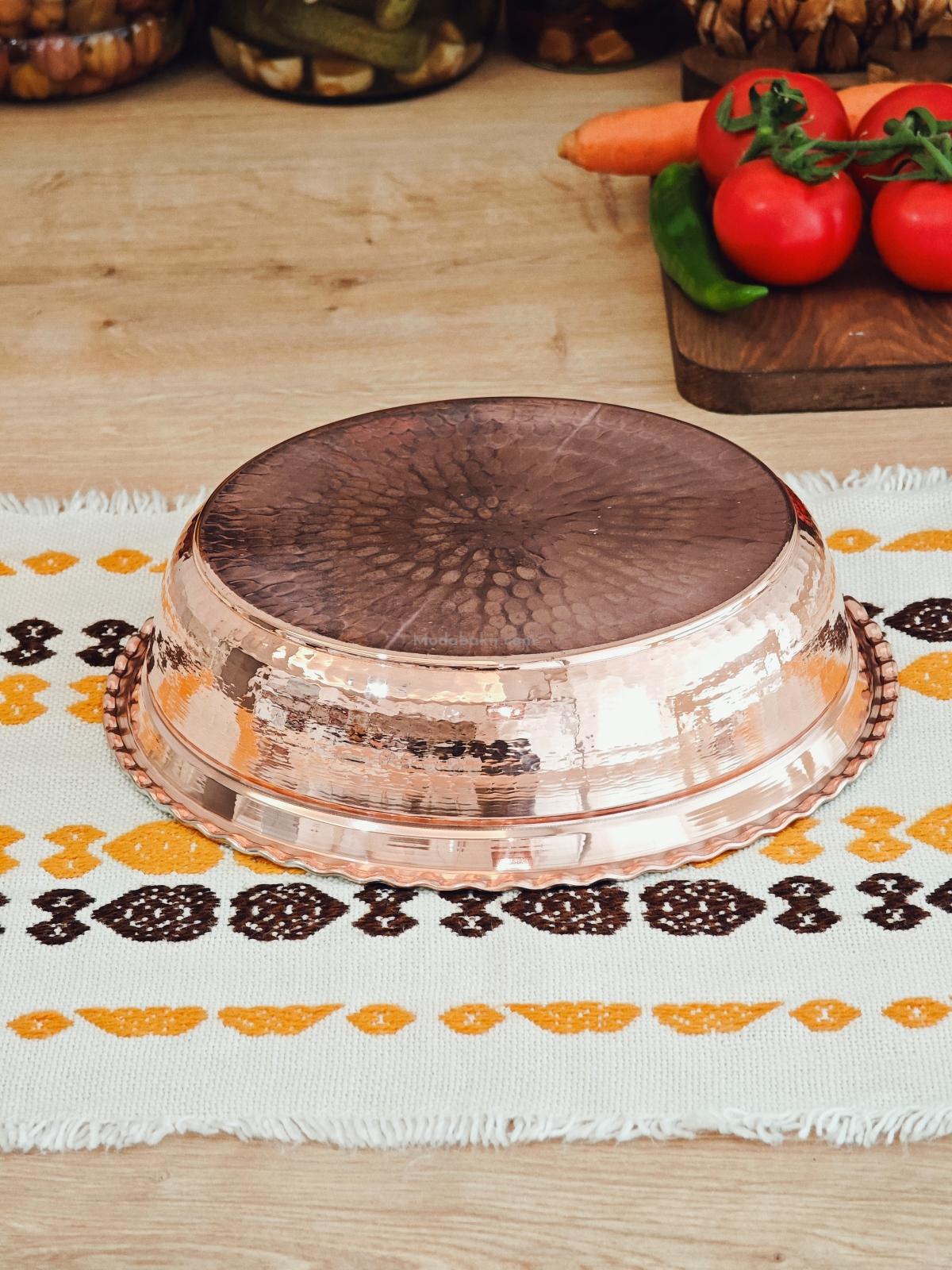 Bakır Paşa Sahani 24 cm - Görsel 3