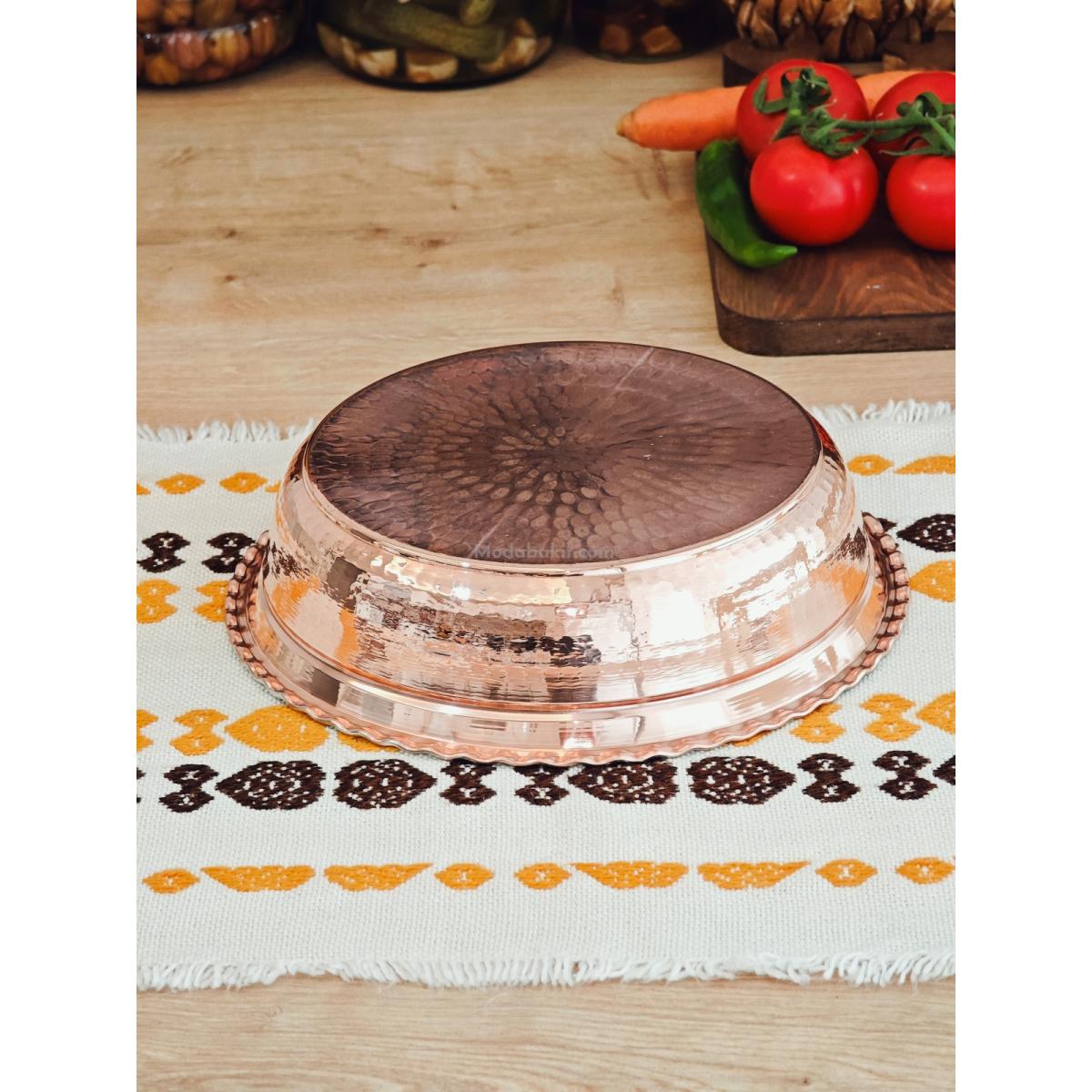 Bakır Paşa Sahani 24 cm - Görsel 3