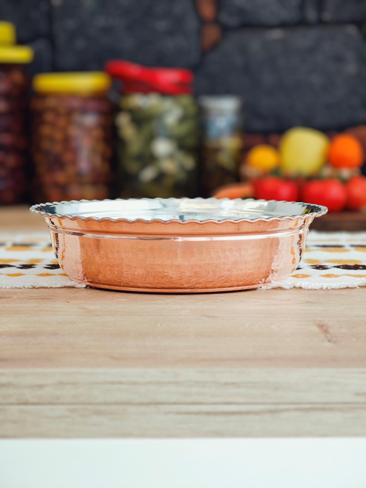 Bakır Paşa Sahani 24 cm - Görsel 4