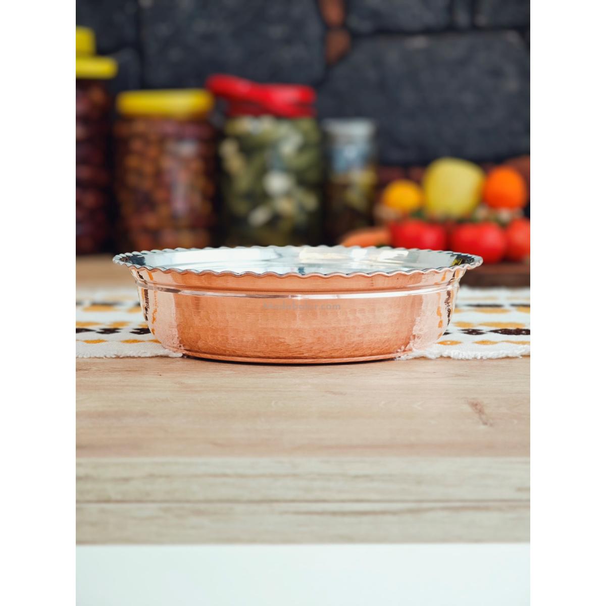 Bakır Paşa Sahani 24 cm - Görsel 4