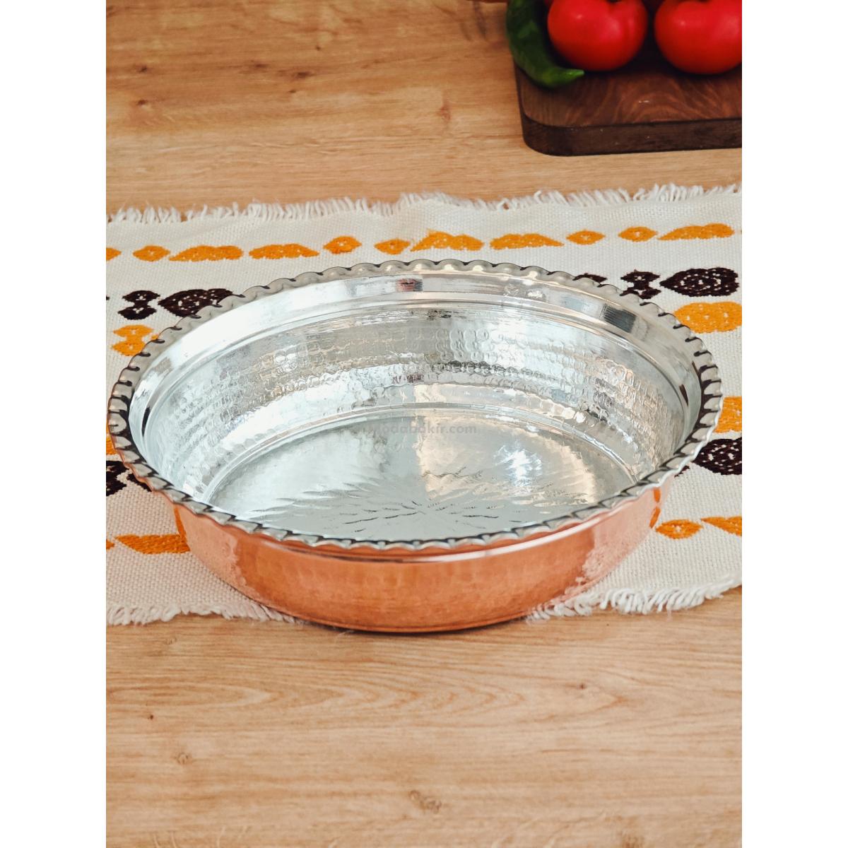 Bakır Paşa Sahani 24 cm - Görsel 5