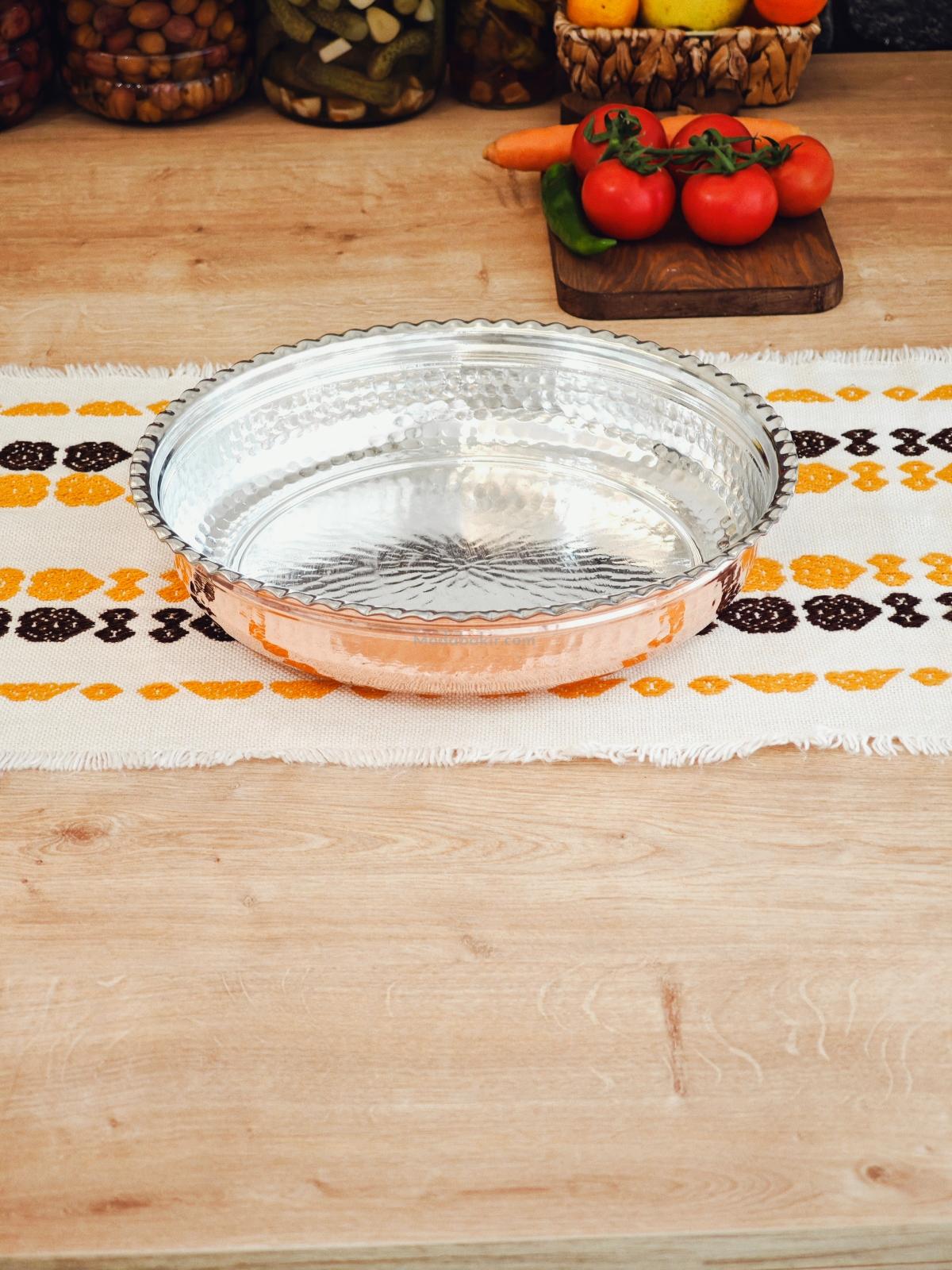 Bakır Paşa Sahani 24 cm - Görsel 6