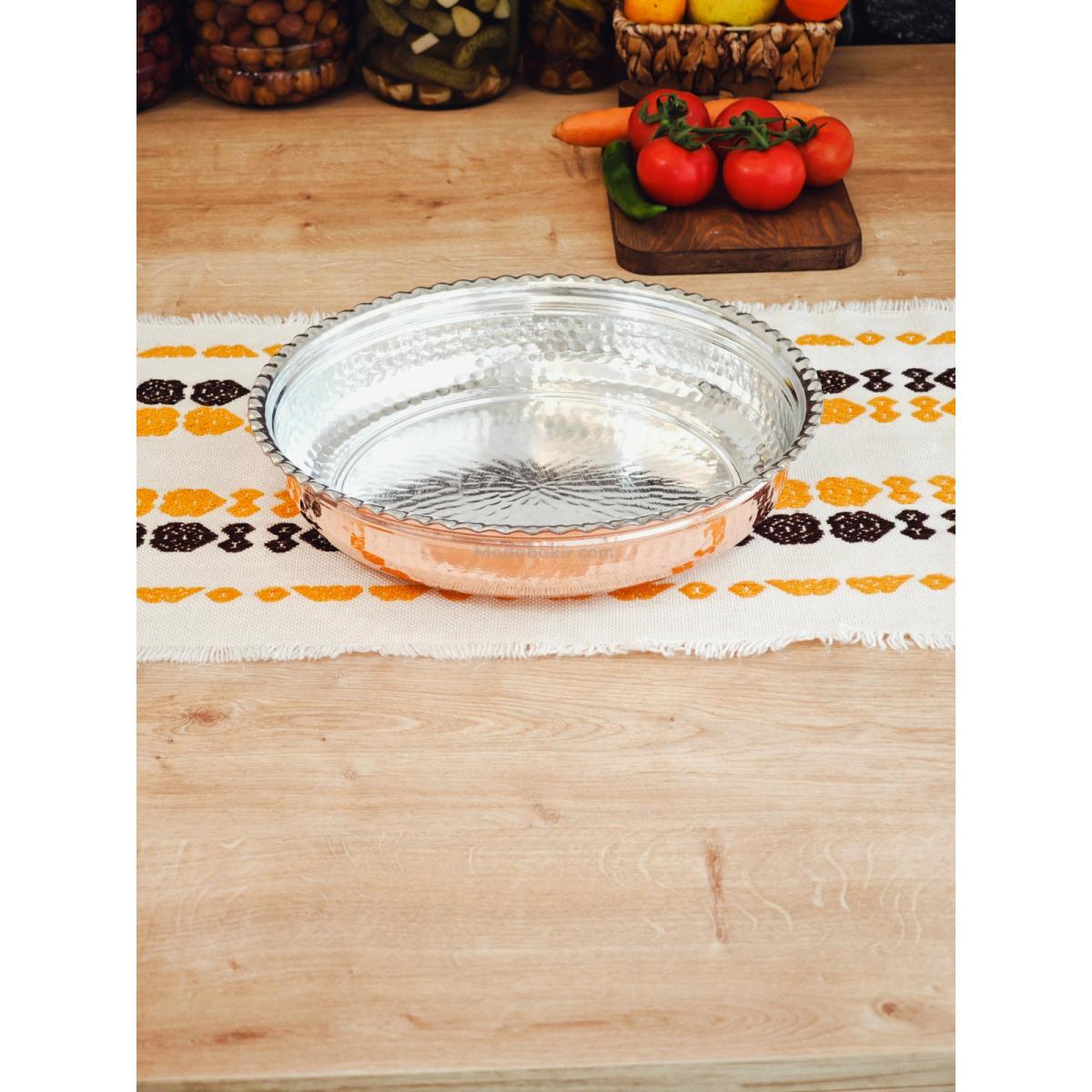 Bakır Paşa Sahani 24 cm - Görsel 6