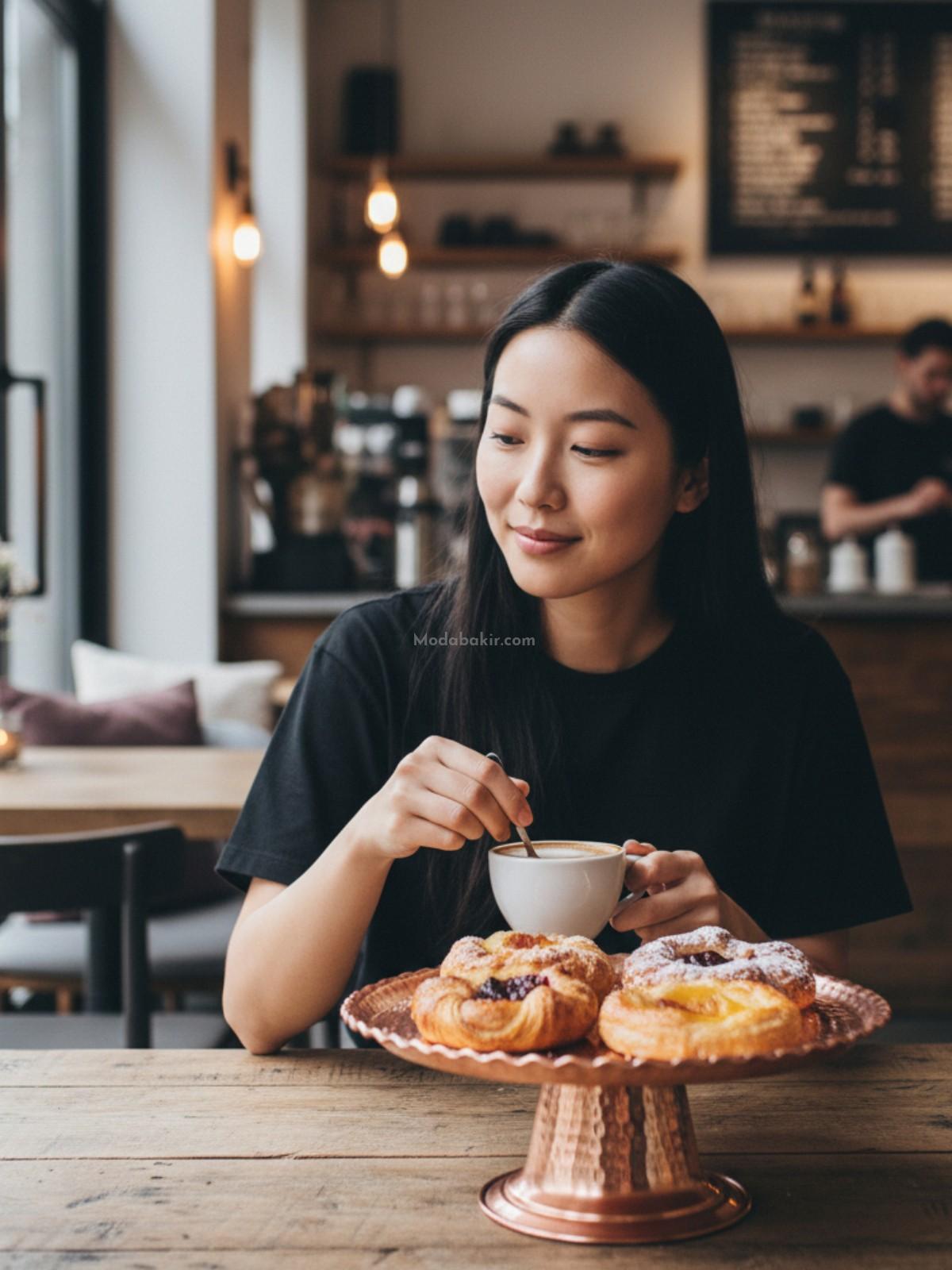 Bakır Pasta Standı 27 cm - Görsel 6