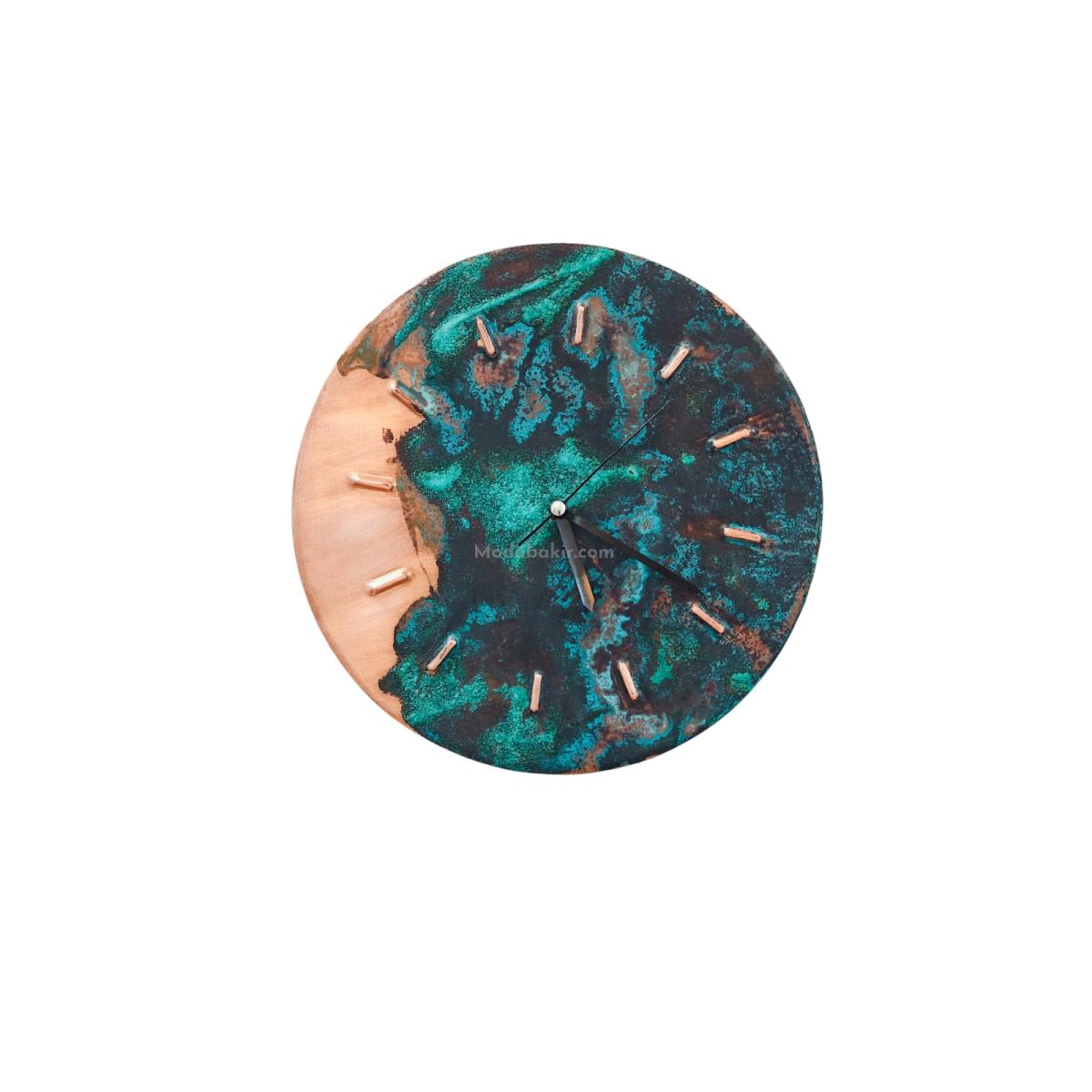 Bakır Patina Duvar Saati No:2 - Görsel 1