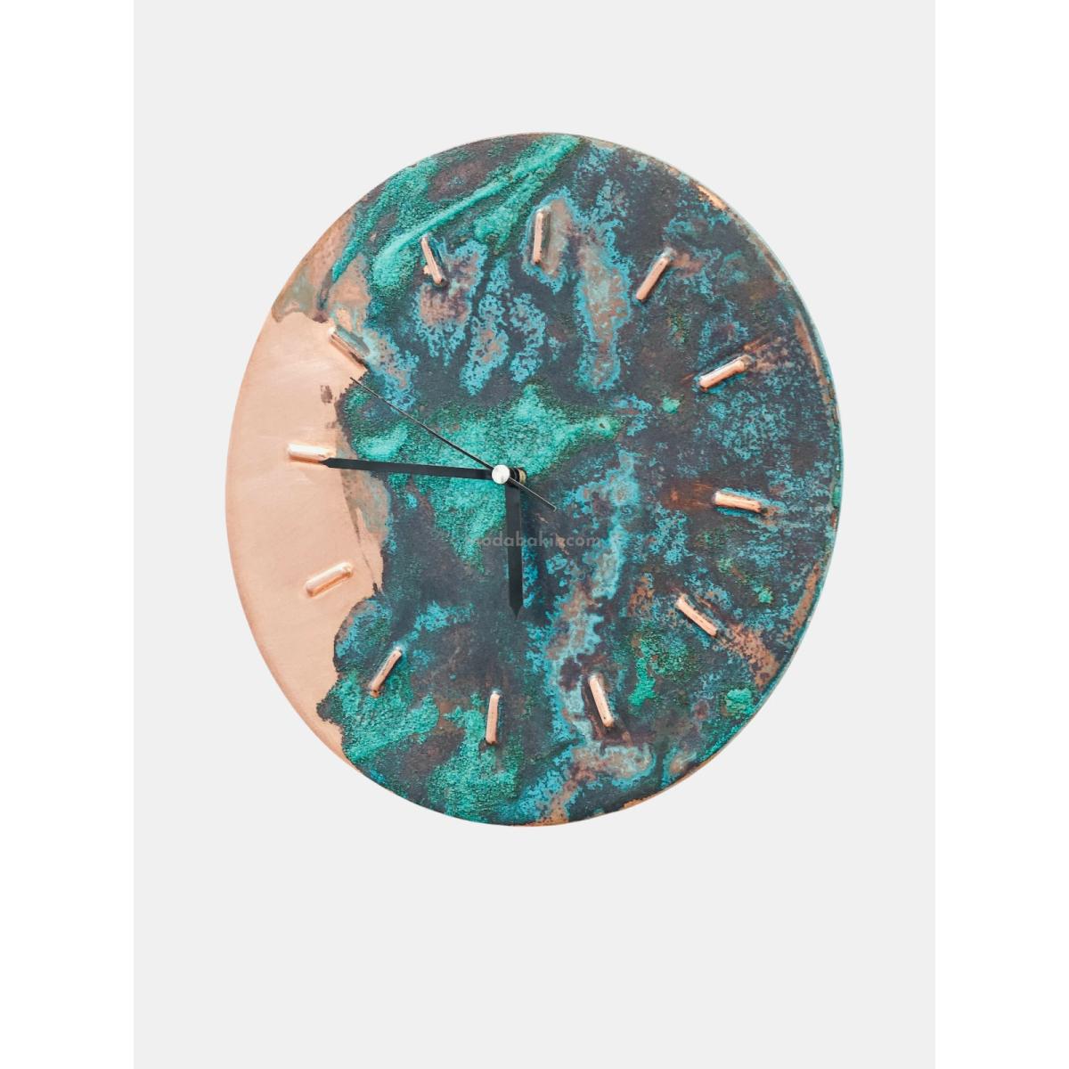 Bakır Patina Duvar Saati No:2 - Görsel 4