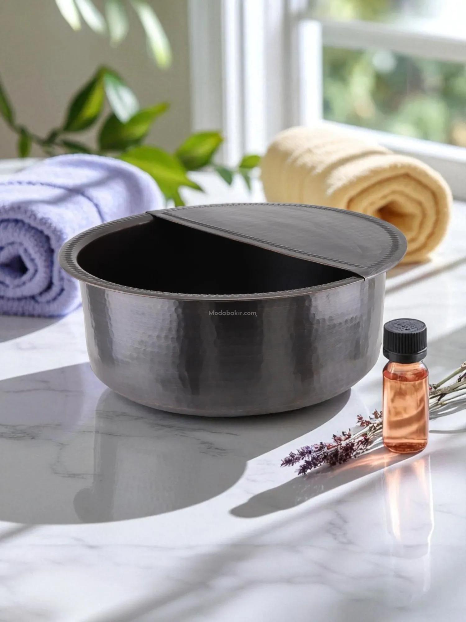 Bakır Pedikür Leğeni - Görsel 2