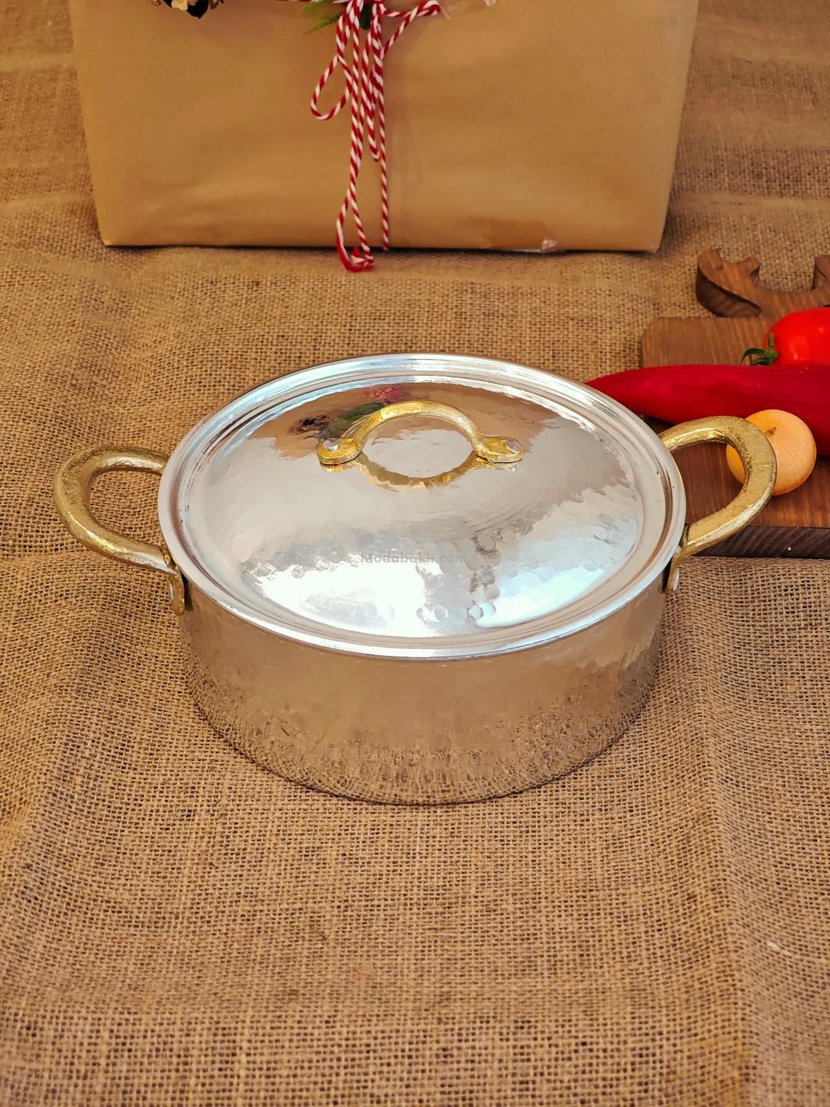 Bakır Pilav Tencere 20 cm - Görsel 2