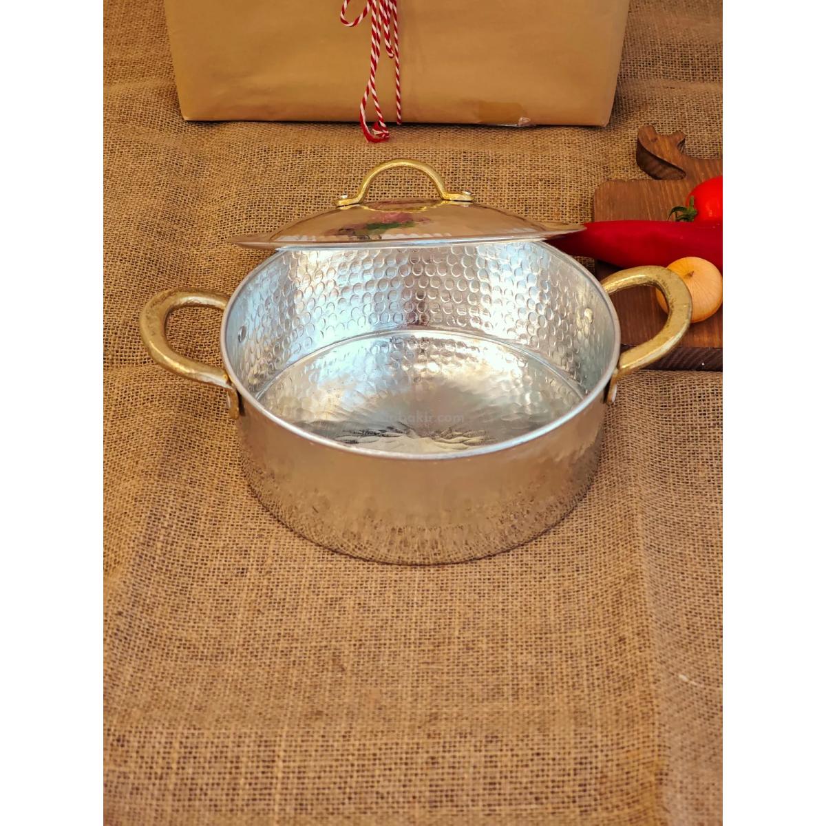 Bakır Pilav Tencere 20 cm - Görsel 3