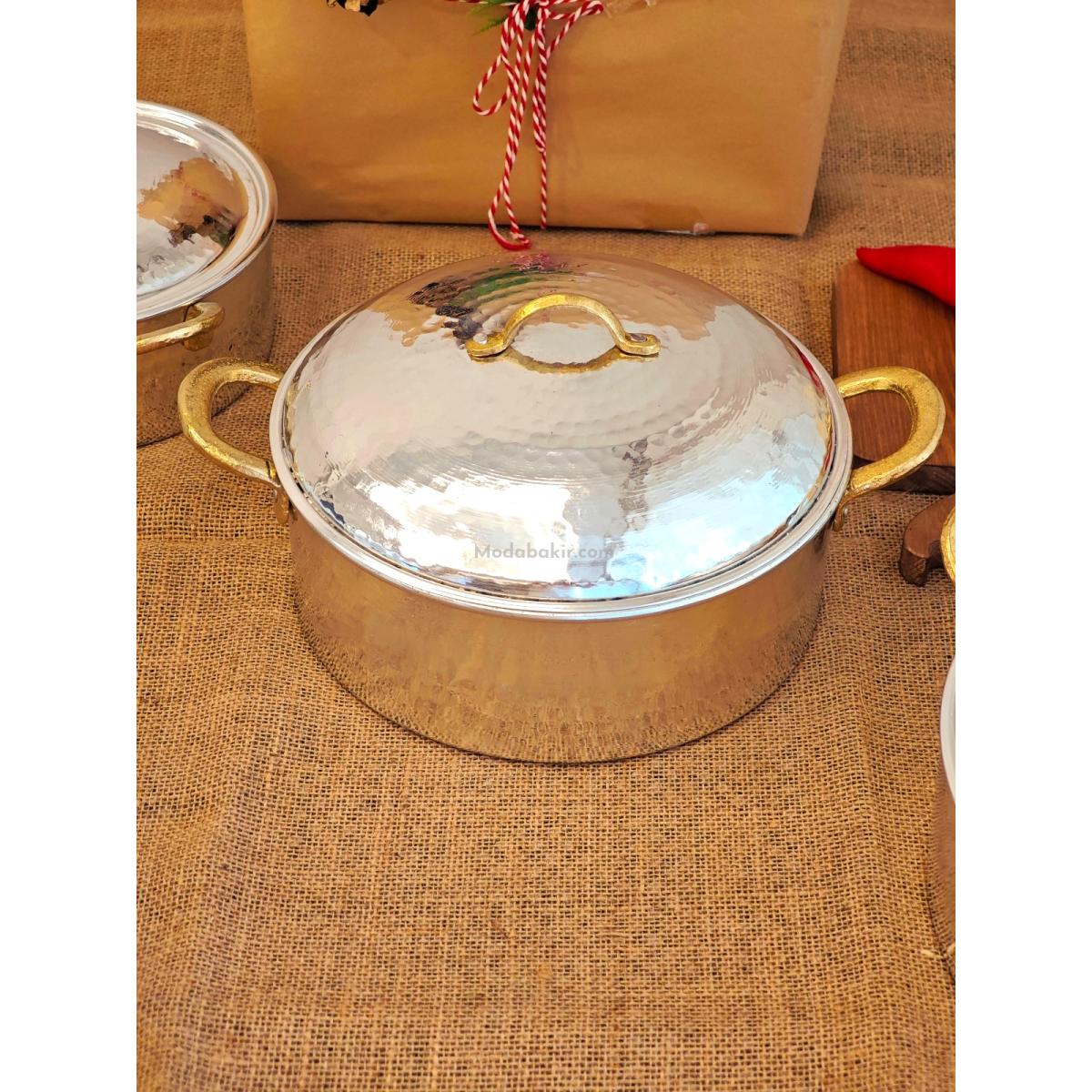 Bakır Pilav Tencere 26 cm - Görsel 2