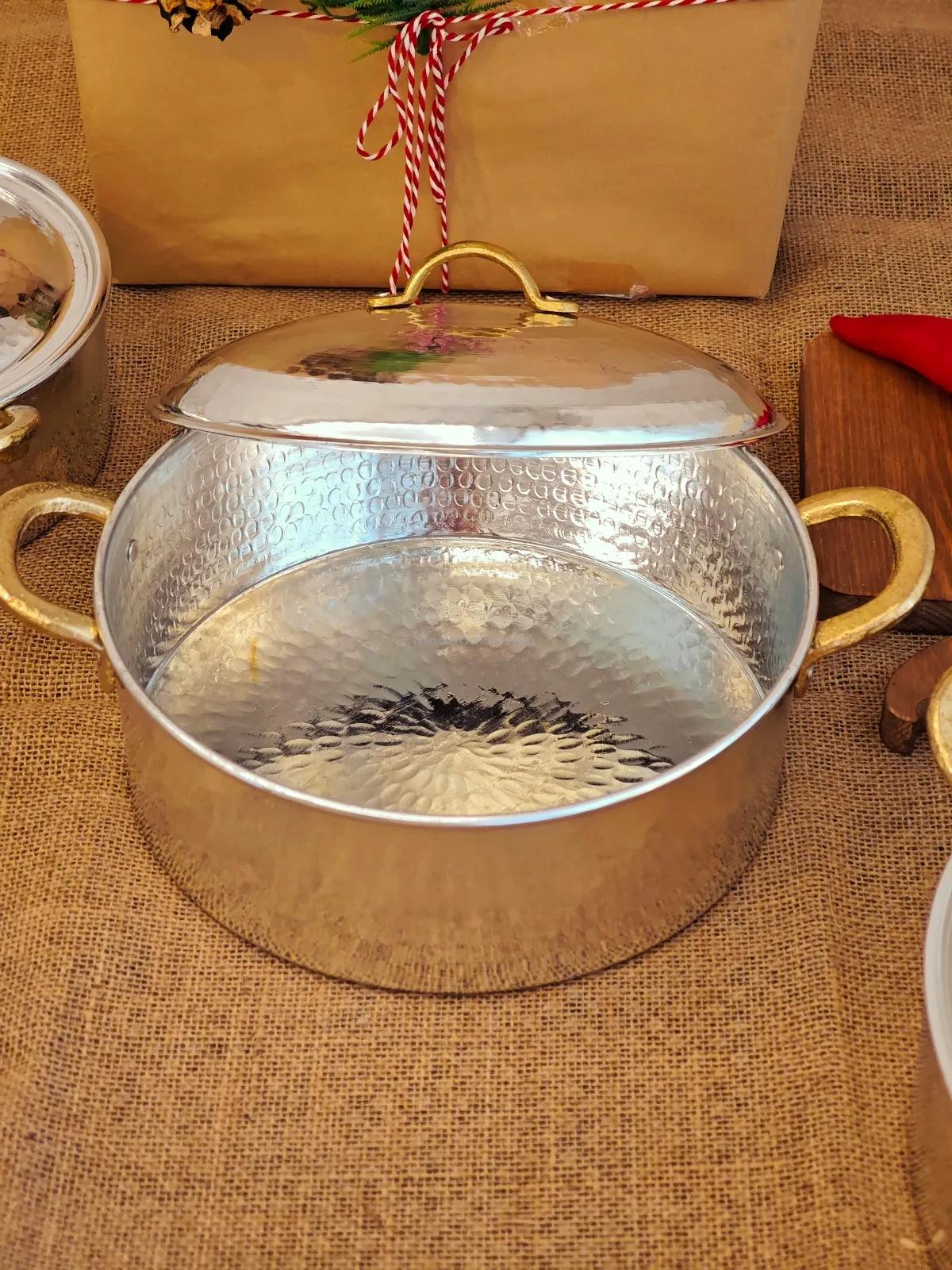 Bakır Pilav Tencere 24 cm - Görsel 3