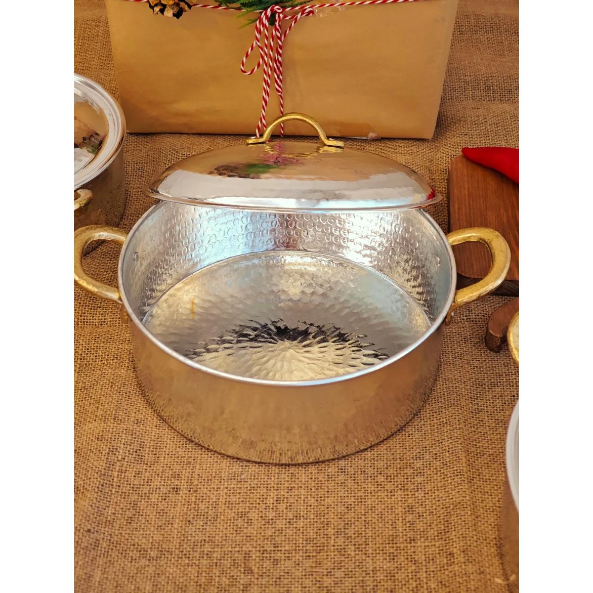 Bakır Pilav Tencere 24 cm - Görsel 3