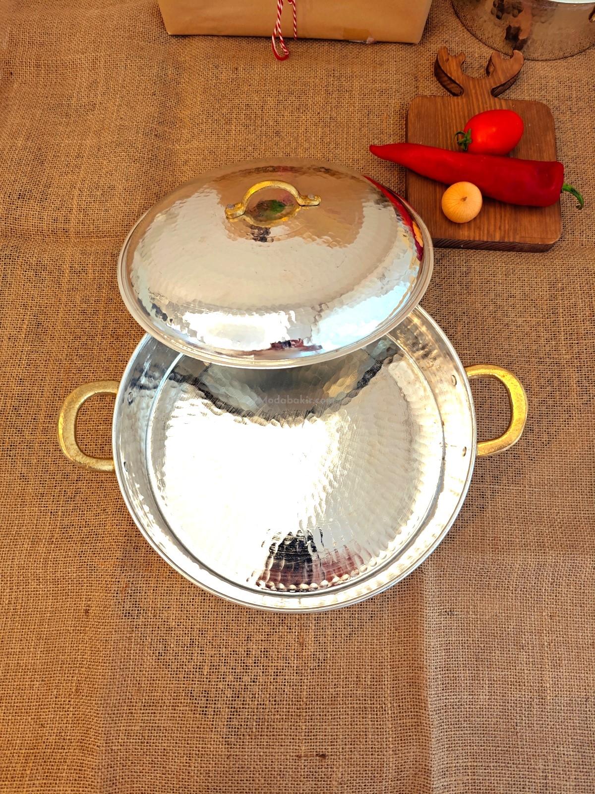 Bakır Pilav Tencere 26 cm - Görsel 4