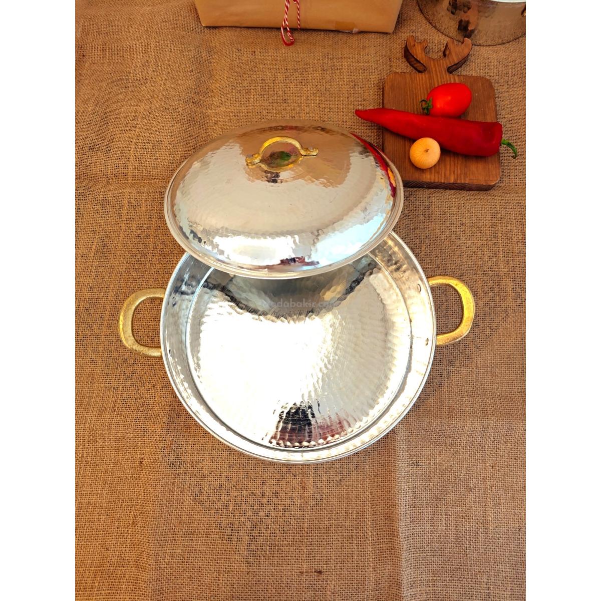 Bakır Pilav Tencere 26 cm - Görsel 4