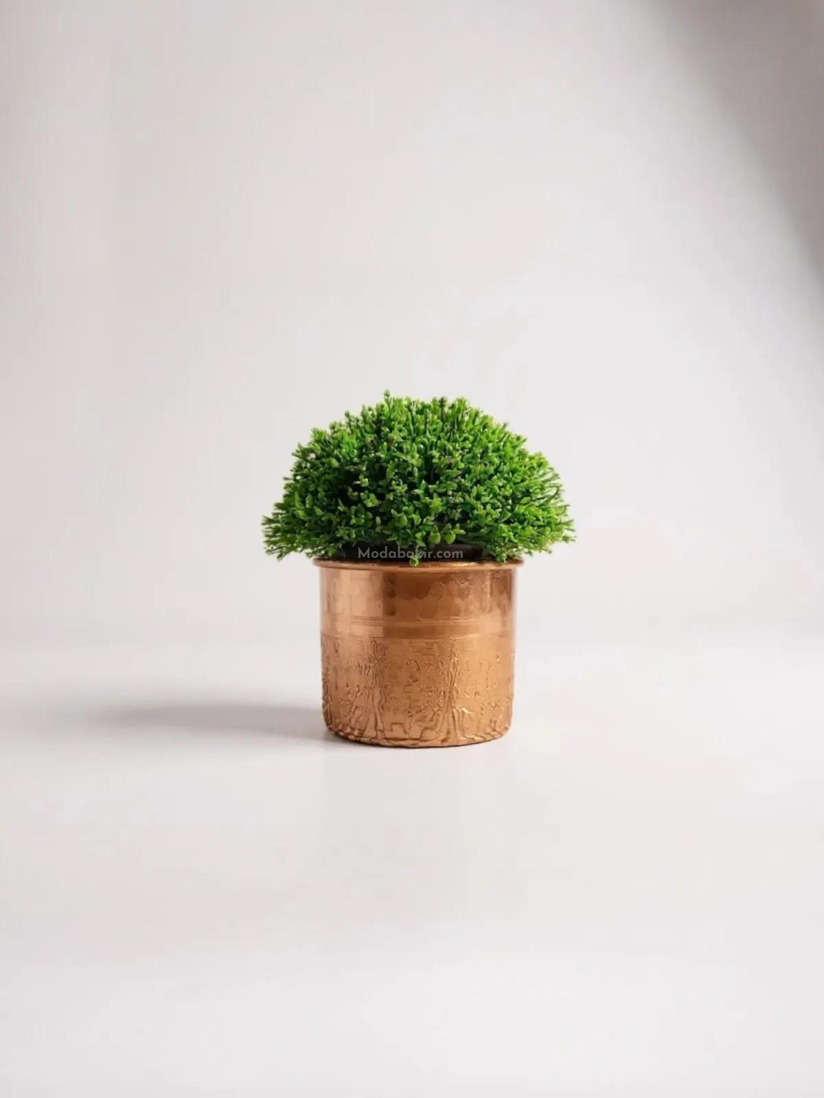 Bakır Saksı 4 Lü Set - Görsel 3