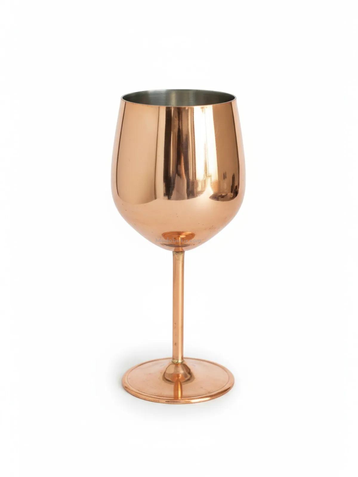 Bakır Şarap Bardak 500 Ml - Görsel 1