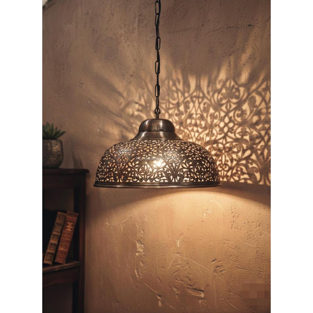 Bakır Sarkıt Avize El Yapımı - Görsel 3