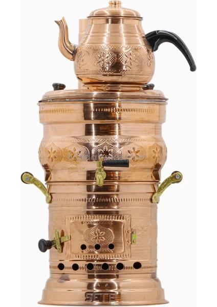 Bakır Semaver 4 Litre - Görsel 1