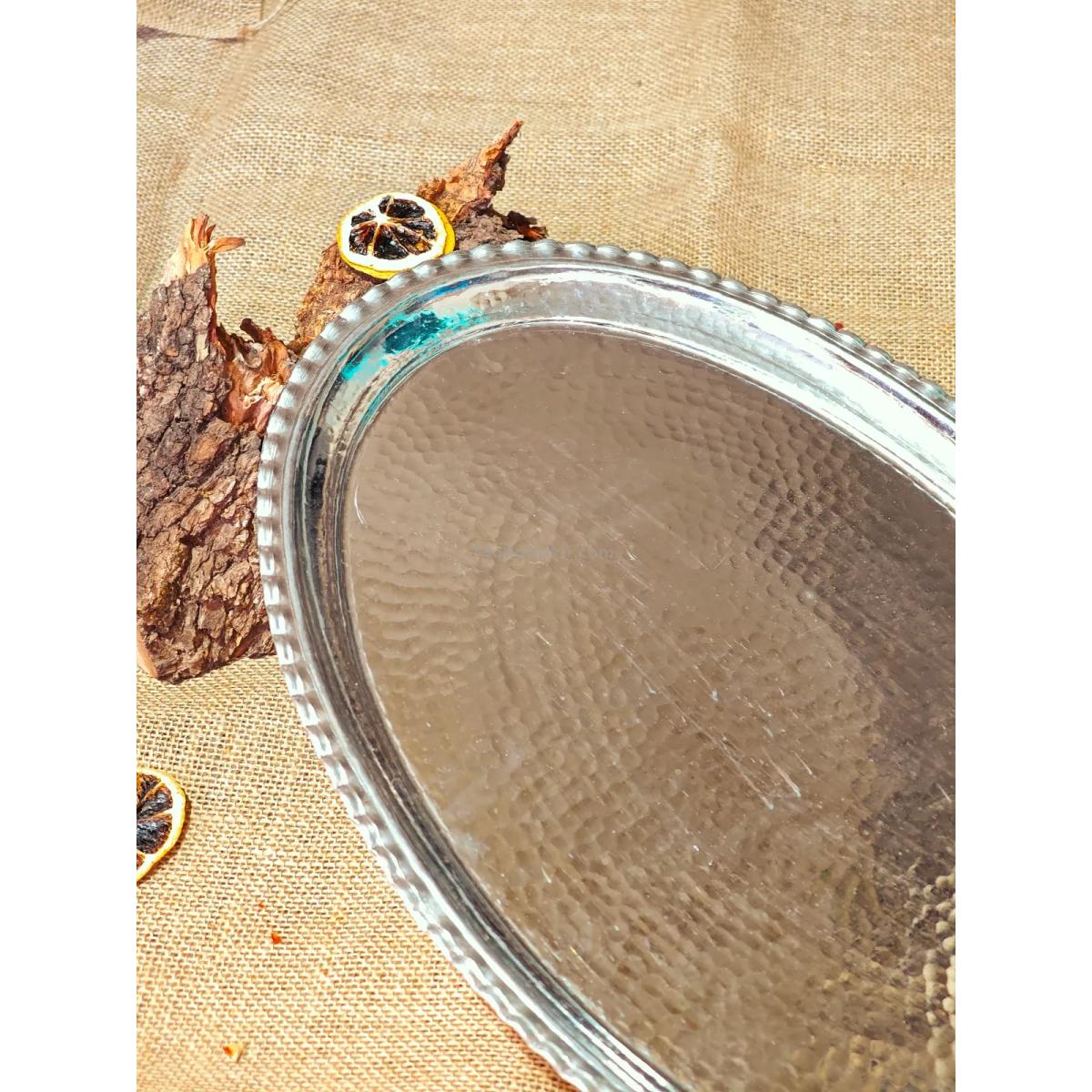 Bakır Servis Kayık Tabak 47 cm - Görsel 3