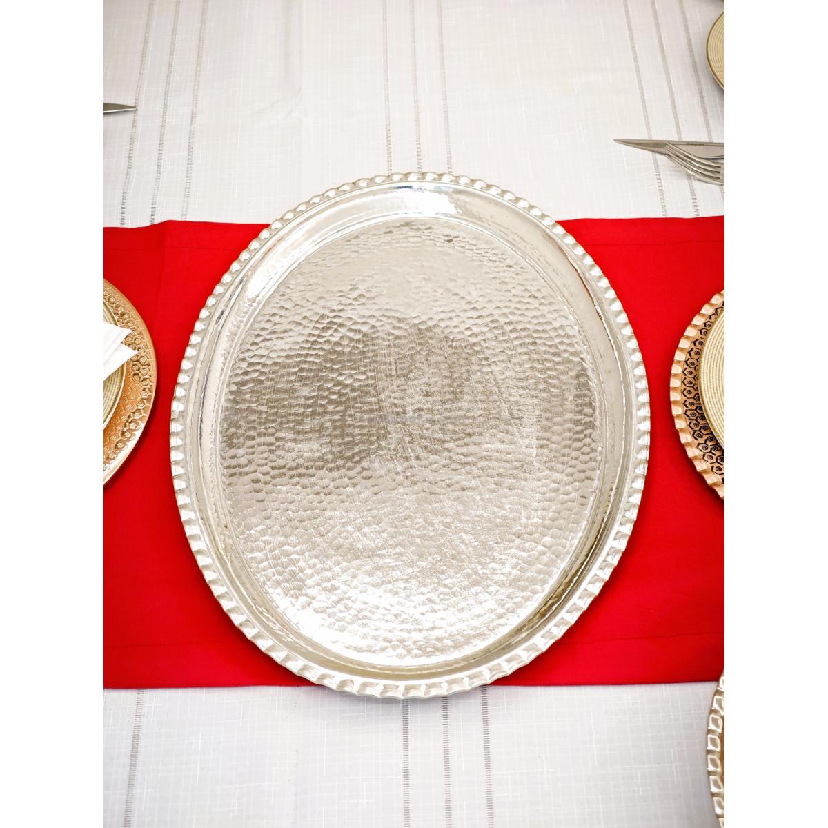 Bakır Servis Kayık Tabak 47 cm - Görsel 6