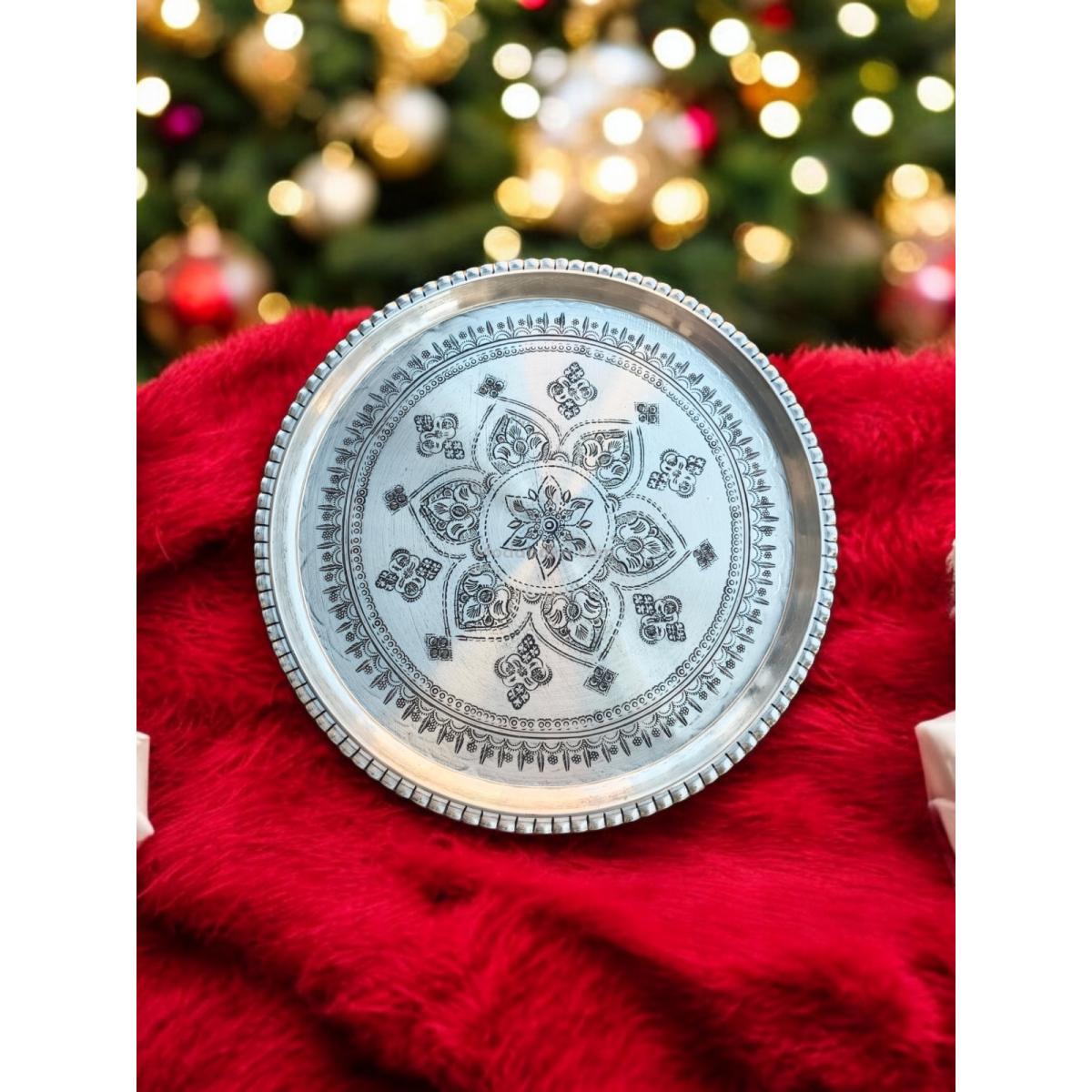 Bakır Sini Modabakir 55 Cm - Görsel 3