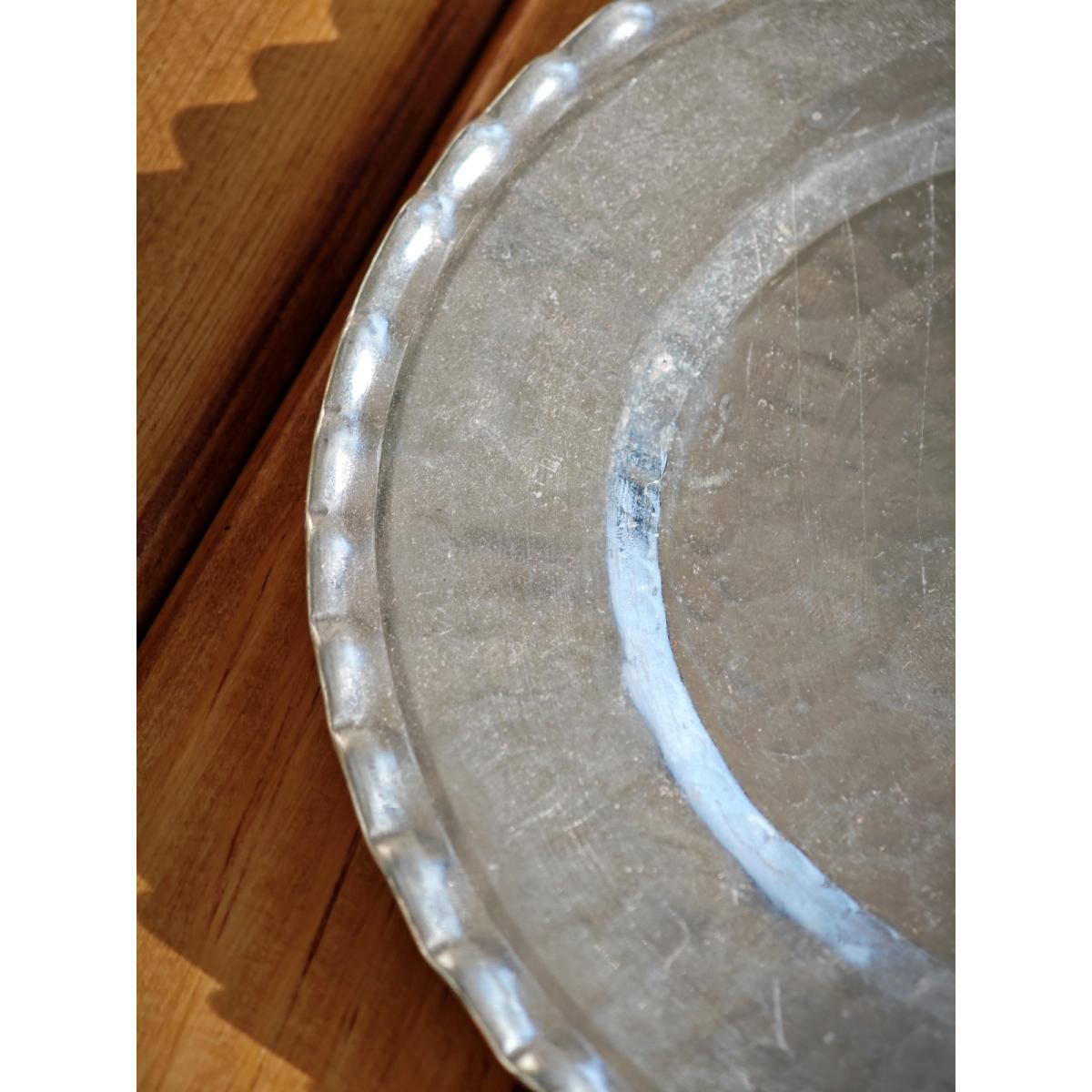 Bakır Supla Tabak 22 Cm - Görsel 5