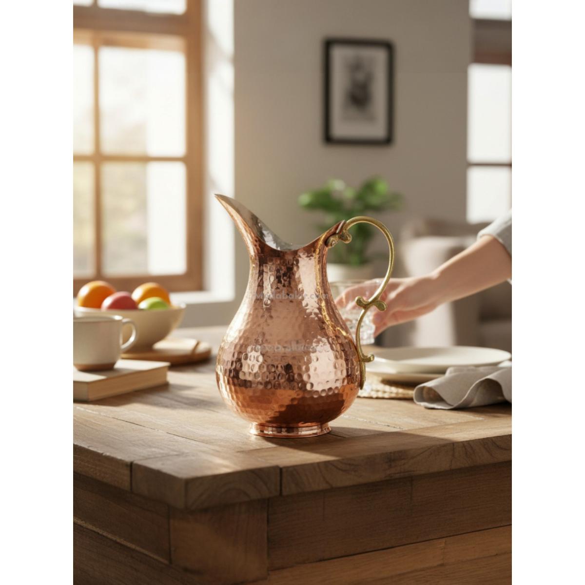 Bakır Sürahi 2 Litre - Görsel 3