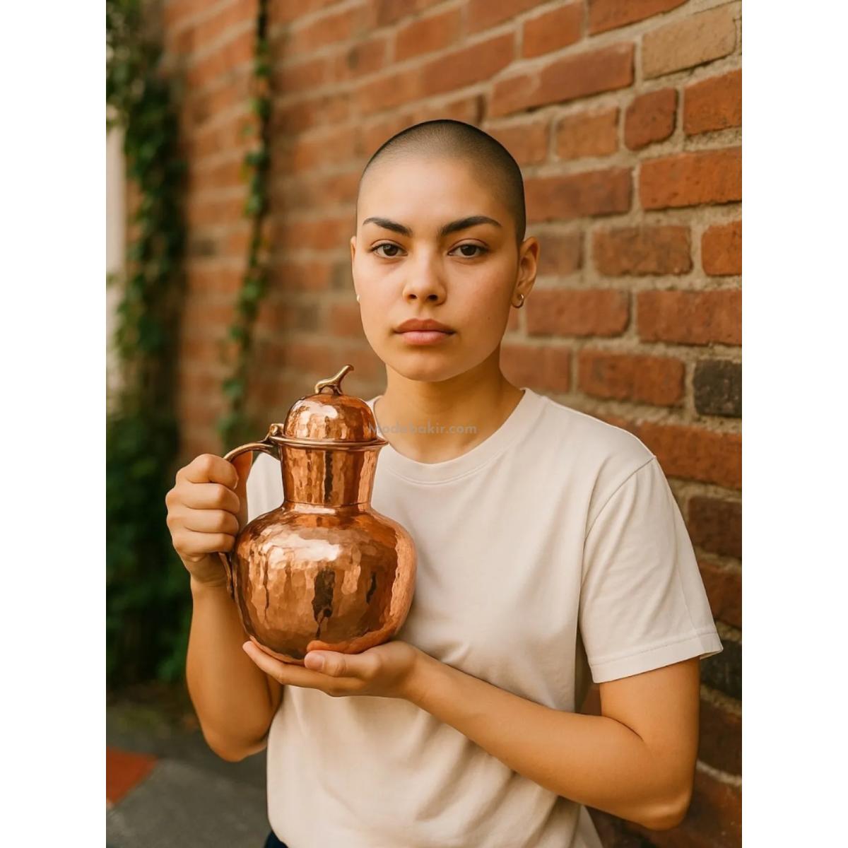 Bakır Sürahi 3 Litre - Görsel 2