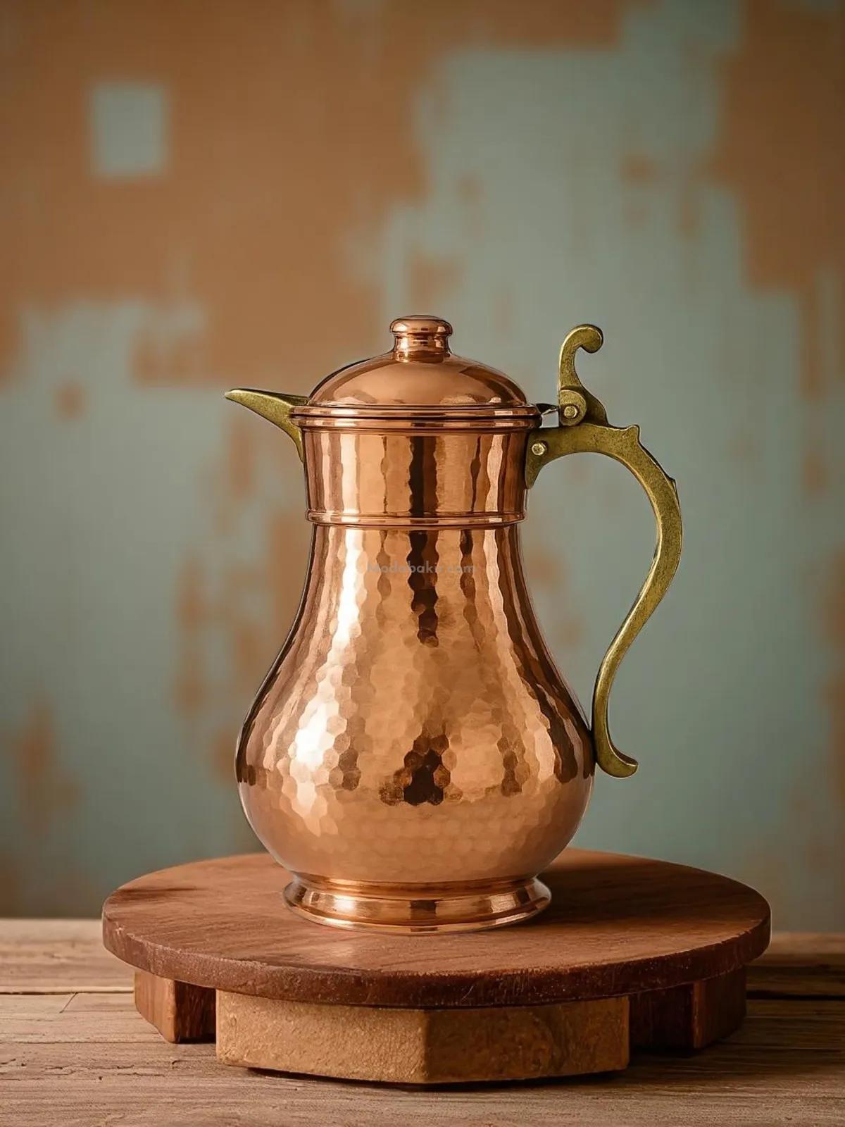 Bakır Sürahi Kapaklı - Görsel 2