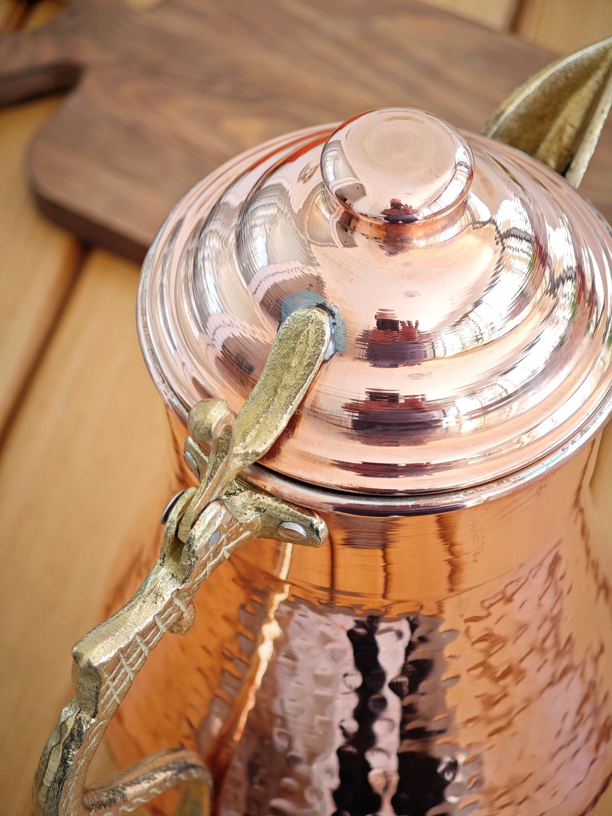 Bakır Sürahi Kapaklı - Görsel 4