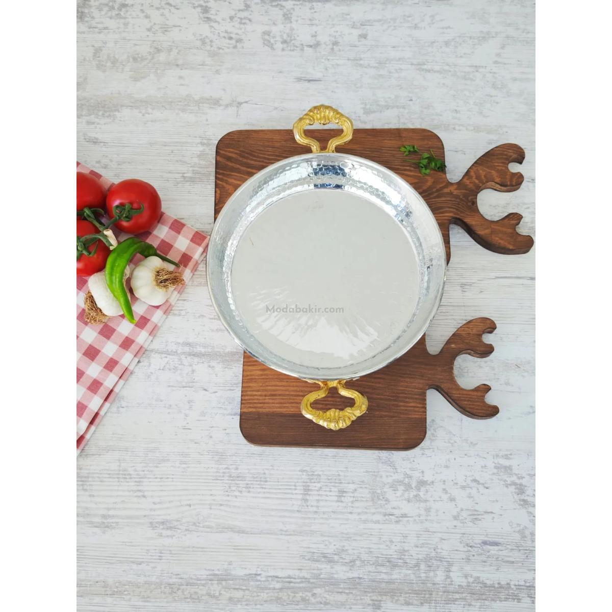 Bakır Yumurta Tava 18 cm - Görsel 2