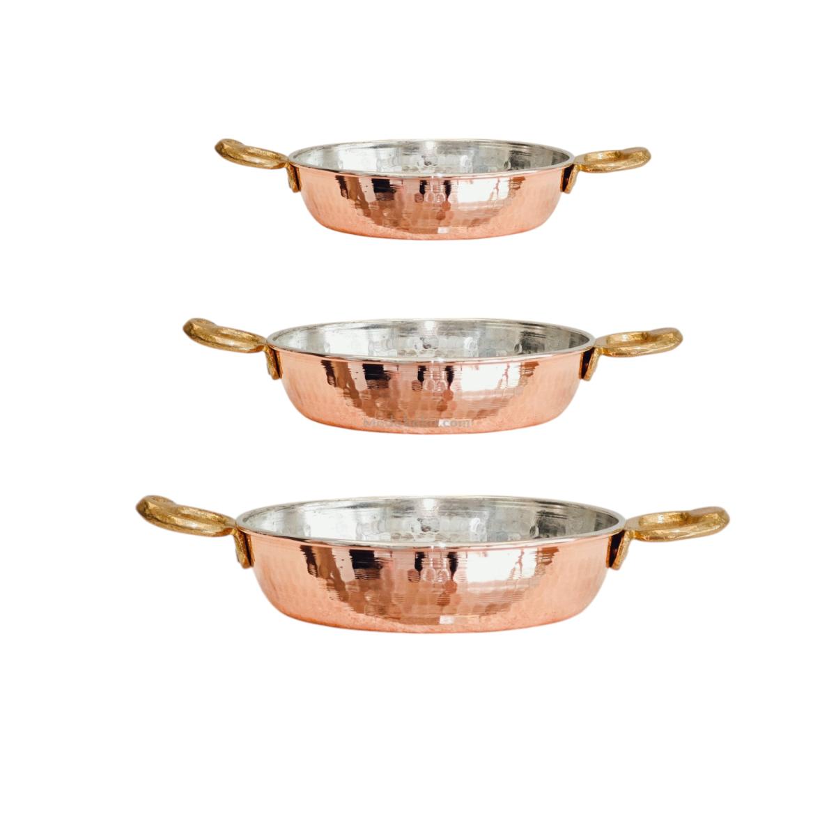 Bakır Tava Seti - Görsel 1