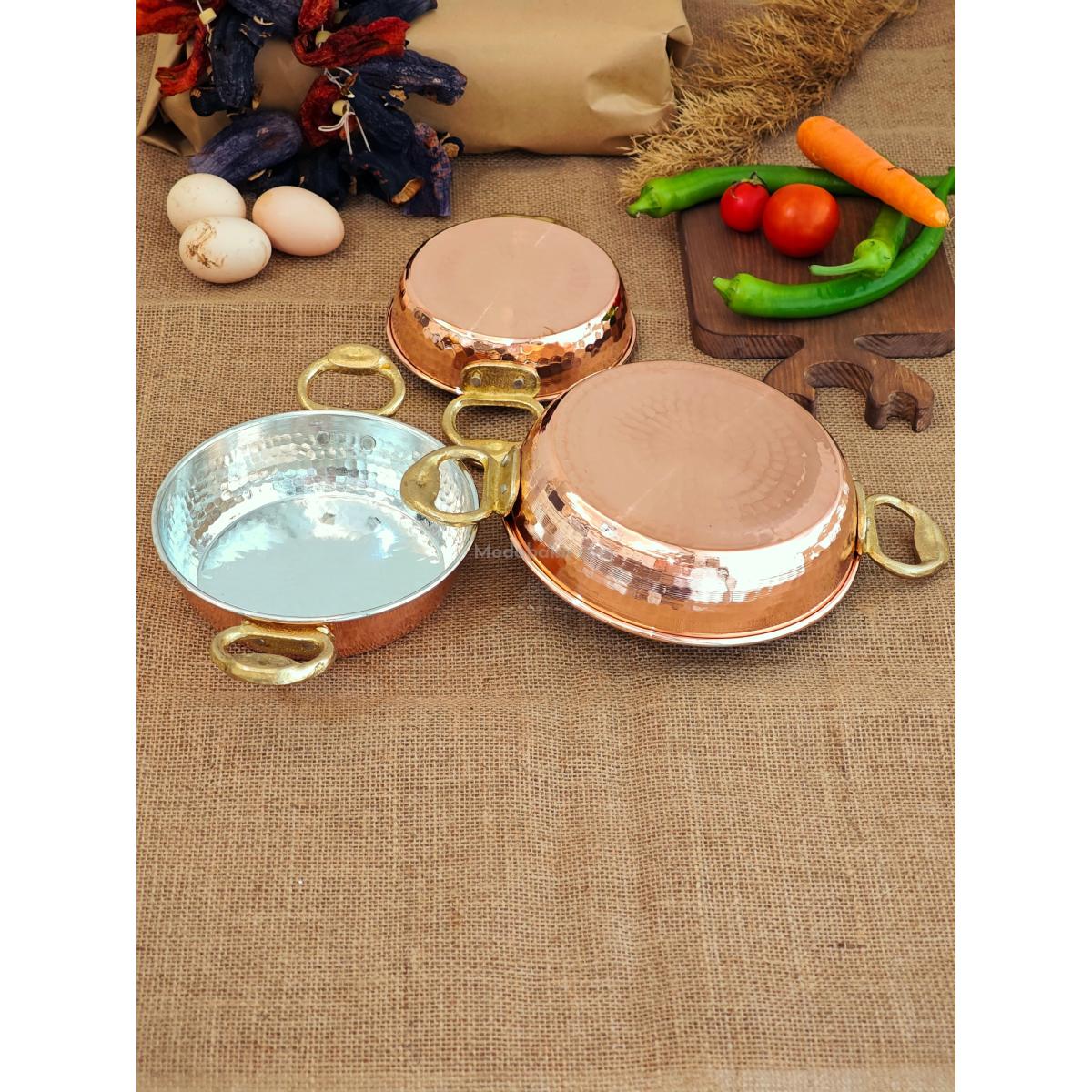 Bakır Tava Seti - Görsel 3