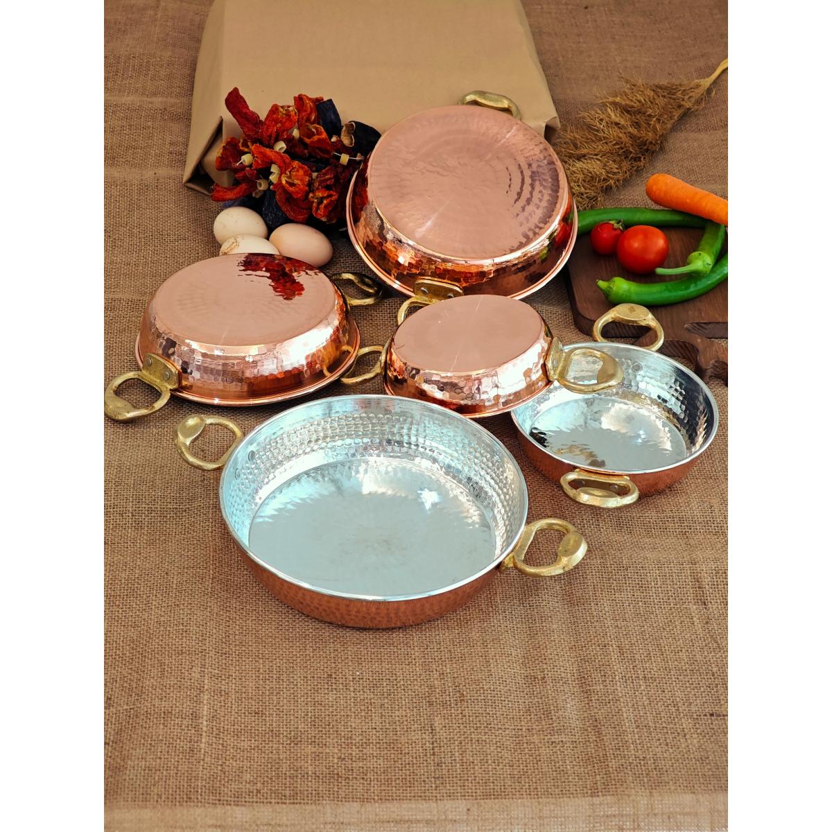 Bakır Sahan Seti 5'li - Görsel 3