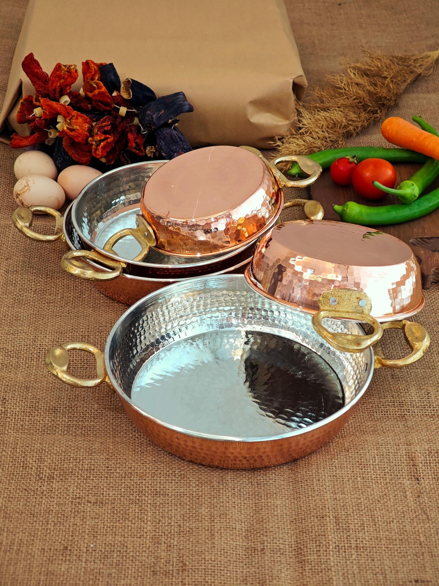 Bakır Sahan Seti 5'li - Görsel 4