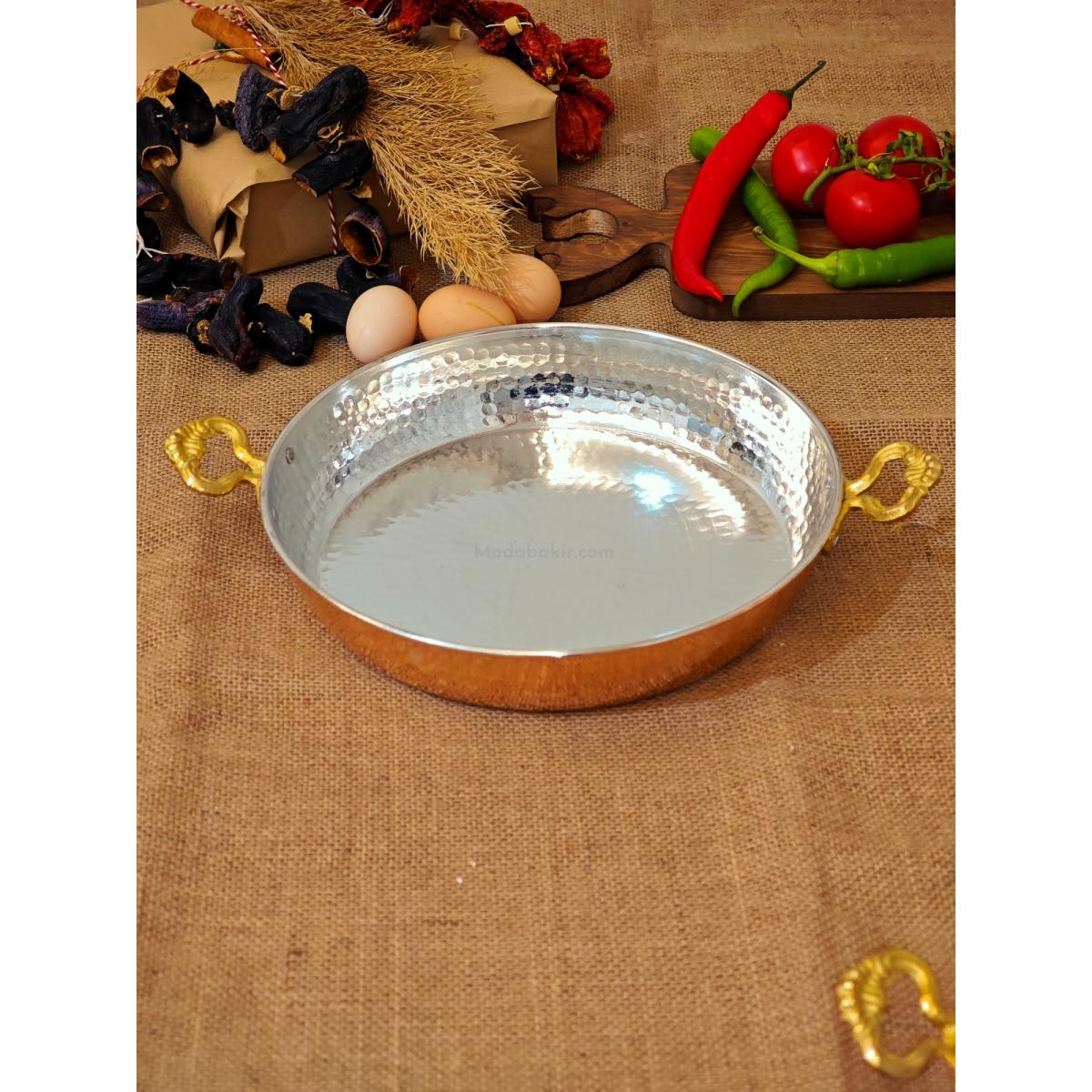 Bakır Tava 18-20 cm - Görsel 6