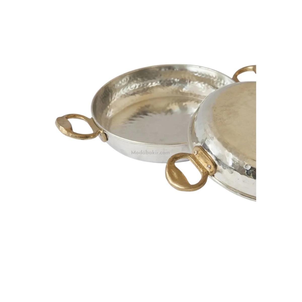 Bakır Tava İç Dış Kalaylı 18 cm - Görsel 3