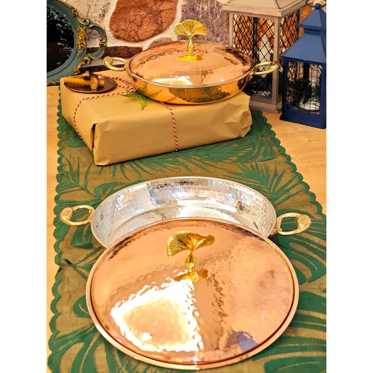 Bakır Tava ve Tencere Seti 7'Li - Görsel 3