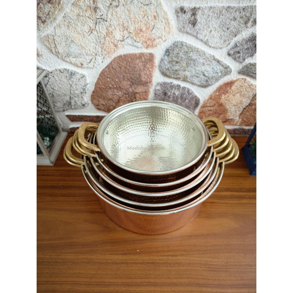 Bakır Tencere 28 Cm - Görsel 3