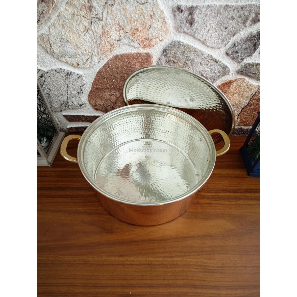 Bakır Tencere 30 Cm - Görsel 4