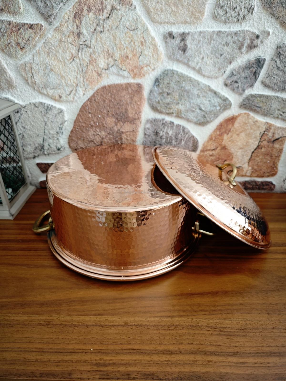 Bakır Tencere 30 Cm - Görsel 5