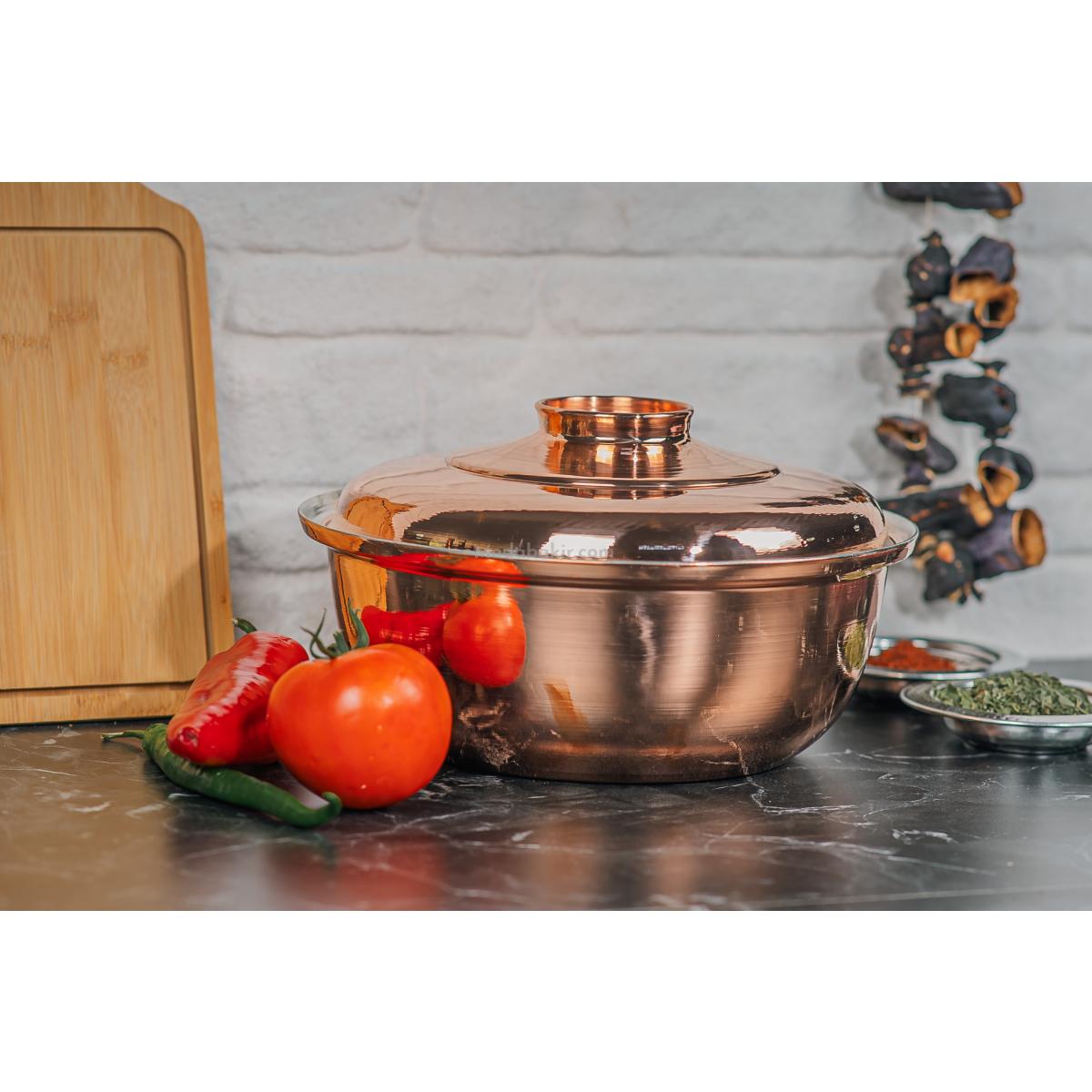 Bakır Helvane Tencere 26 Cm - Görsel 3