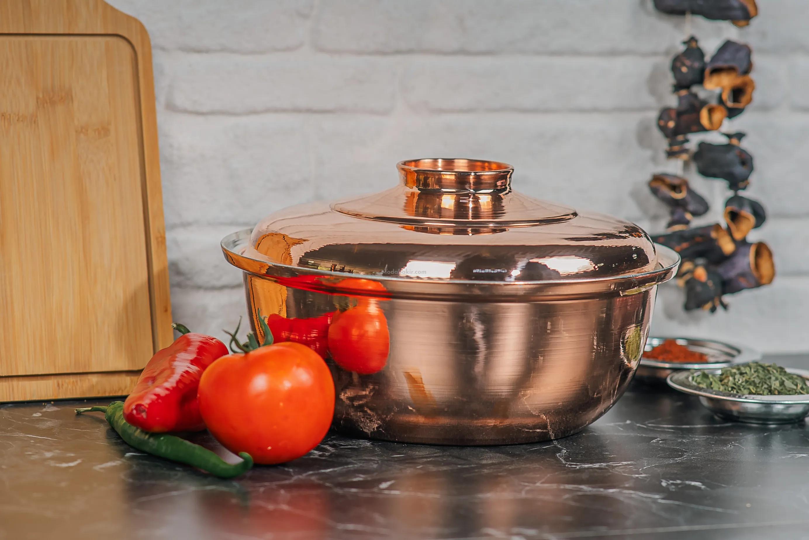 Bakır Helvane Tencere 24 Cm - Görsel 3