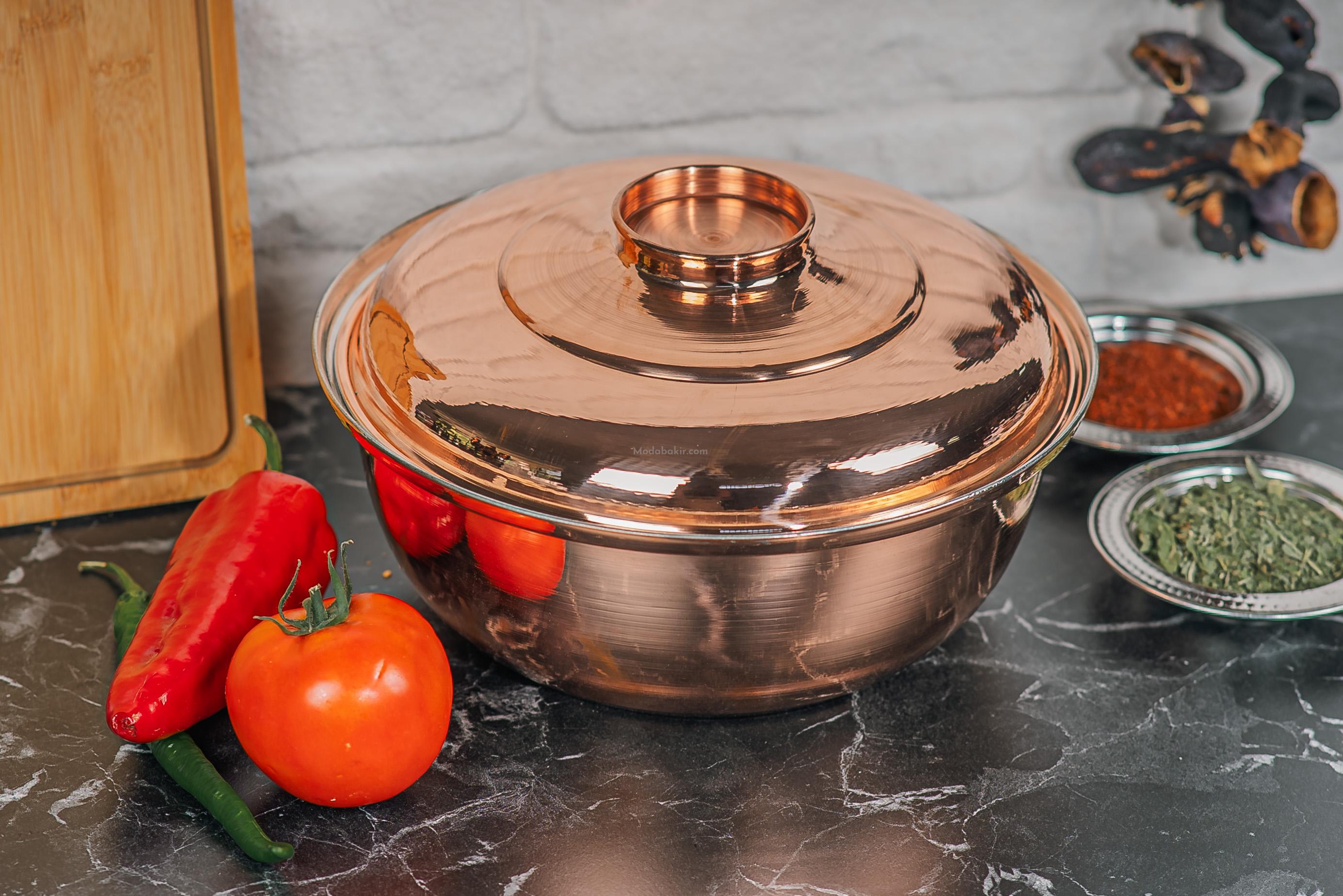 Bakır Helvane Tencere 26 Cm - Görsel 4