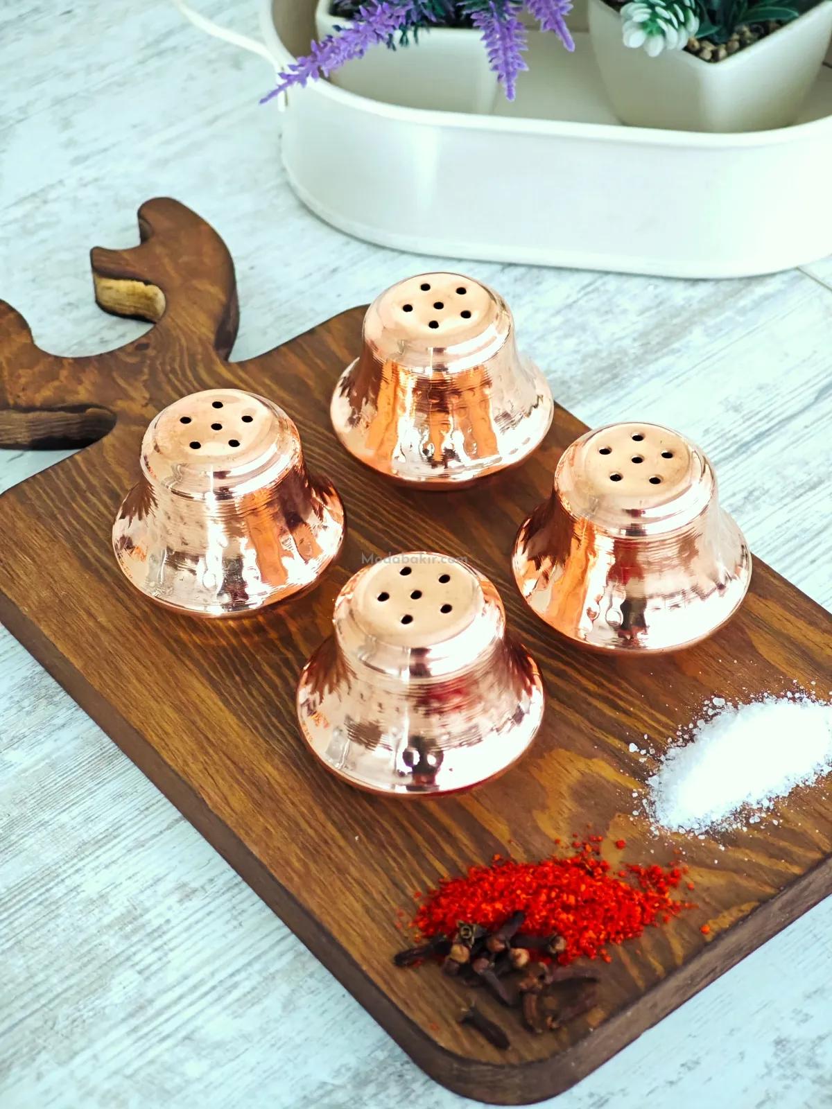 Bakır Tuzluk, Baharatlık Takımı 4'lü - Görsel 2