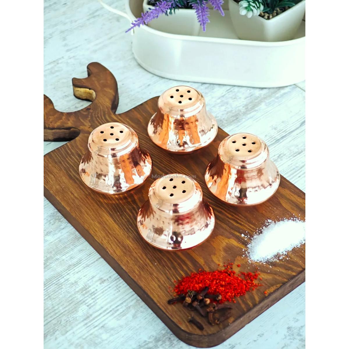 Bakır Tuzluk, Baharatlık Takımı 4'lü - Görsel 2