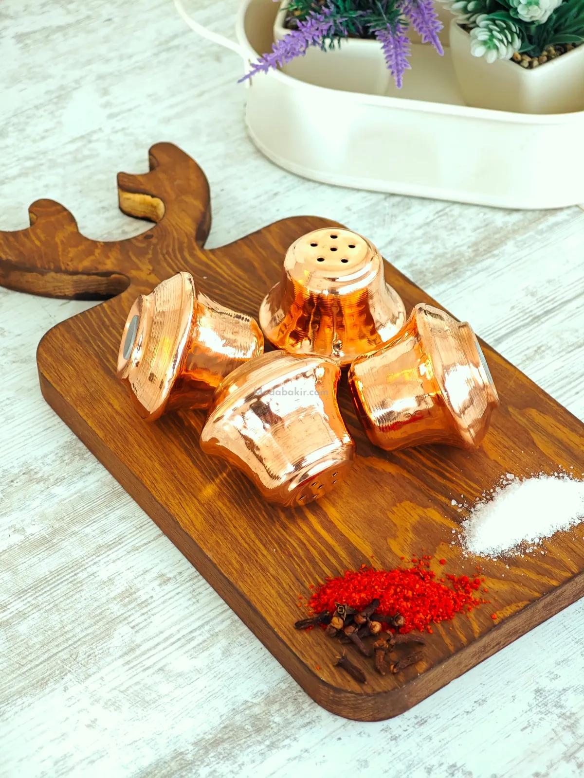 Bakır Tuzluk, Baharatlık Takımı 4'lü - Görsel 4