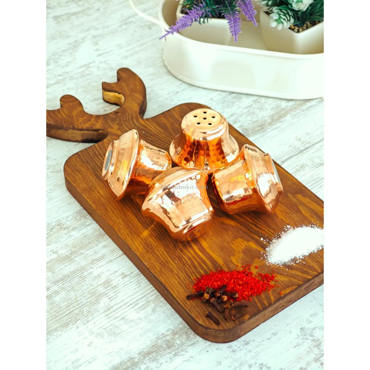Bakır Tuzluk, Baharatlık Takımı 4'lü - Görsel 4