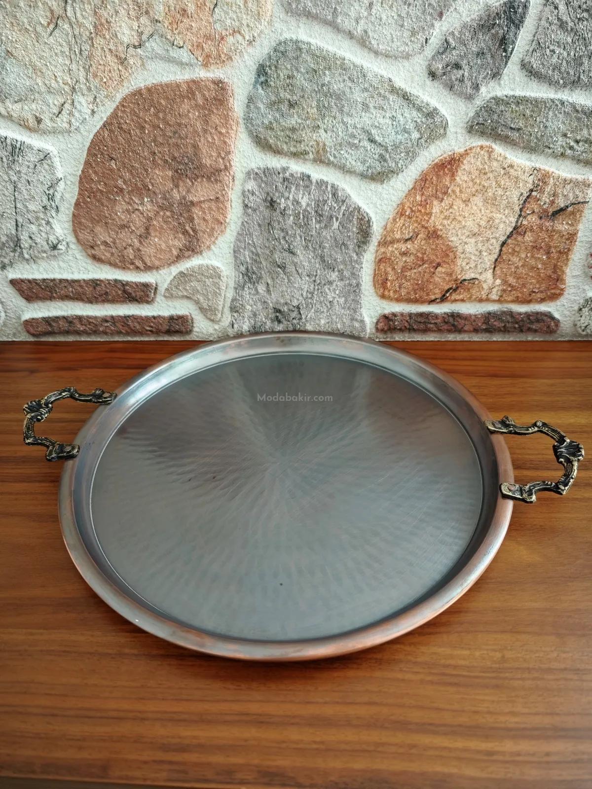 Bakır Vintage Tepsi - Görsel 5