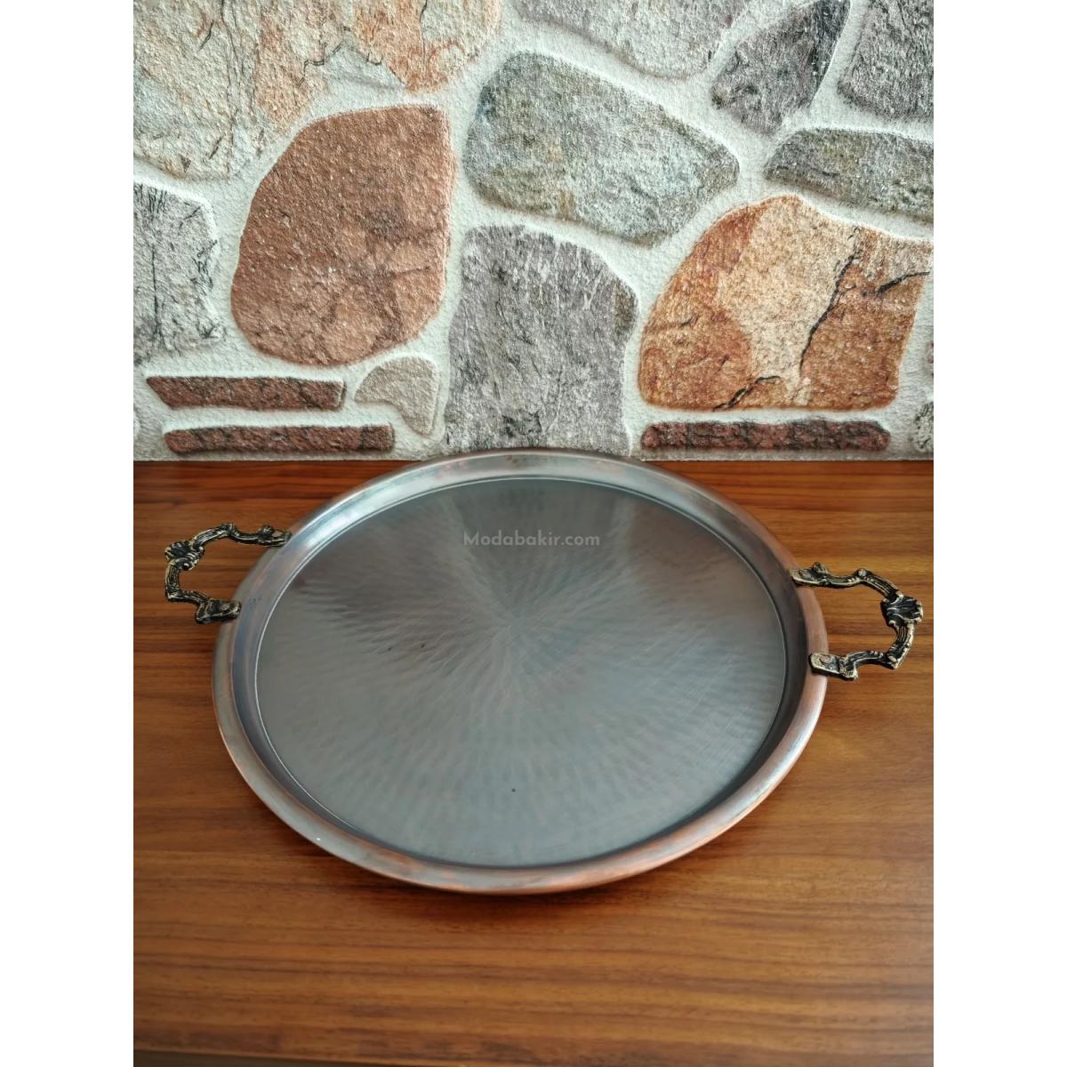 Bakır Vintage Tepsi - Görsel 5